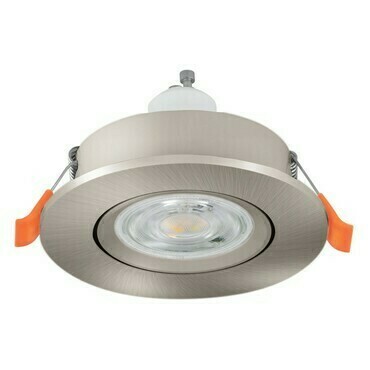 Vestavné svítidlo BARRANCO GU10 matný nikl O90 mm 1x4,5W EGLO
