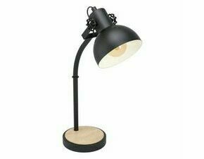 EGLO TL/1 E27 SCHWARZ/HOLZ 'LUBENHAM'