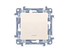 SIMON 10 CP1L.01/41 Ovládač zapínací, s orientačním LED podsvětlením, řazení 1/0 So, (strojek s kryt