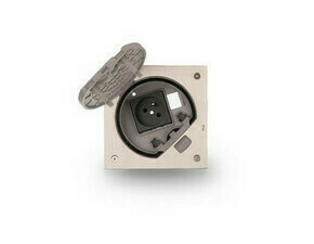 Vklad krabice podlah. SIMON KSE20U/23/72, KSE IP66 záp., zás. 230V~ + prostor na RJ45, nerez. ocel