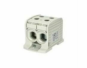 EL 1006045 Svorka univerzální RKA 185 DLG, 353A, 1pól. (4x vstup), AL/CU, šedá, na DIN/na panel (bal