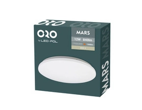 Nástěnné a stropní LED svítidlo LED-POL Mars 12W neutrální bílá