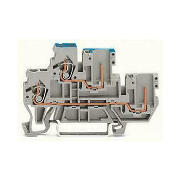 WAGO 870-103 Základní dvoupatrová svorka – 1 vodič / 1 pin