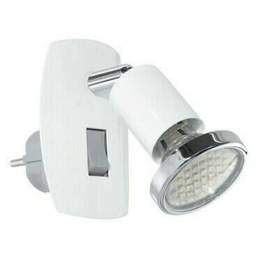 Bodové svítidlo zásuvkové MINI 4 bílá 70 mm 1x2,8W EGLO