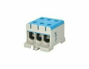 EL 1006626 Svorka univerzální UK 95/3 N, 245A, 1pól., AL/CU, krytá, modrá, na DIN/panel /2090308 (ba