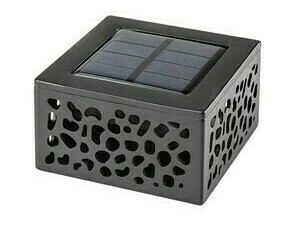 Solární svítidlo Medulin černá LED 0,5W RABALUX 7032