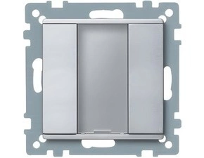 SCHN MTN627560 KNX tlač. panel 1-násobný plus, Aluminium, System M