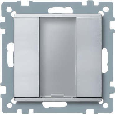 SCHN MTN627560 KNX tlač. panel 1-násobný plus, Aluminium, System M