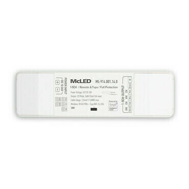 MC LED Wifi přijímač Tuya - řízení jasu, CCT, RGB, RGBW, RGB+CCT, max. 5x8A (total max. 24A)