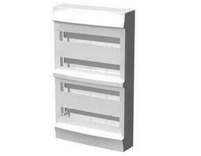 Rozvodnice nástěnná ABB 1SPE007717F1100, IP41/72M, Mistral41W bez. N/PE, bez dvířek