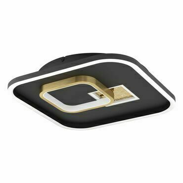 EGLO LED-DL 380X380 SCHWARZ/GOLD 'TIRIOLO'