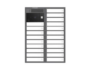 DV SYSTEM: 18 až 21 tlačítek + KAMERA + BOD Lite: čtečka RFID čipů MIFARE 13,56MHz (3M+3M) - Na zeď
