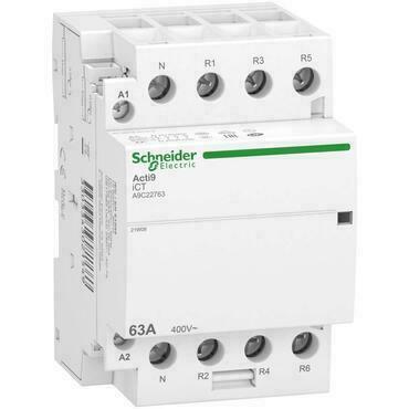 SCHN A9C22763 Stykač iCT 63A 3V+N ovládací cívka 220...240V AC