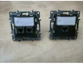 Zásuvka datová LEGRAND NILOÉ STEP 86C5UC1, CAT5E, RJ45, UTP, černá