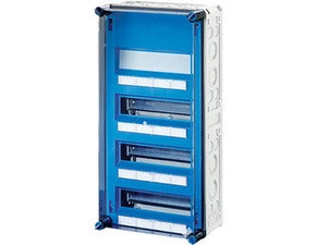 HEN Mi 1440 Jističová rozvodnice IP 65, prostor na 36 modulů ve 3 řadách, bez svorkovnice N/PE