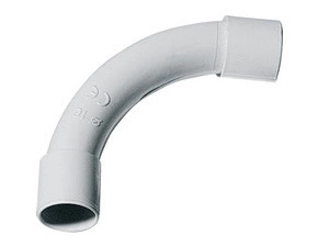 SCHM CAN-CRS25 Koleno 90°, pro spojení dvou trubek stejného průměru, IP40, průměr 25 mm