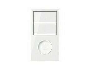 Sestava 2 násobná: 1 zásuvka+2 kryty, bílá