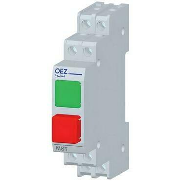 Tlačítkový spínač OEZ:35554 MST-11, Ith 25 A, Ue AC 230/400 V, 1x zapínací kontakt (1NO), 1x