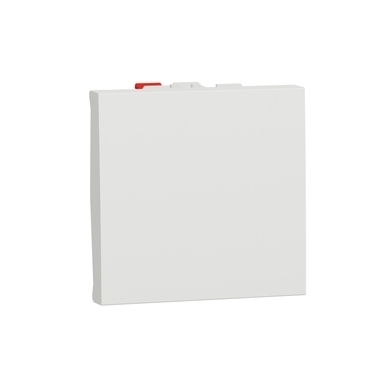 SCHN NU320618 Unica - Tlačítko řazení 1/0, 2M, Bílé