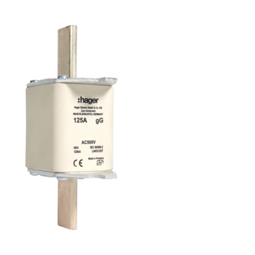 HAG LNH3125M Pojistka nožová NH3C gG 500V 125A dvojitá signalizace