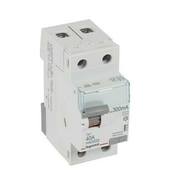 Chránič dvoupolový LEGRAND 411530 TX3 CHRÁN. 2P 40A 300MA AC