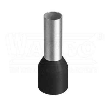 wpr7400 DUI-1.5-8 c lisovací dutinka s izolací PP (polypropylen), 1,5 mm2, d: 8 mm, černá (III. DIN,