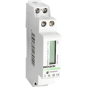 NOARK 117914 Ex9EM2 1P 1M 40A 1T Elektroměr 1pólový, 1-modulový, 40 A, 1-tarifní, LCD displej