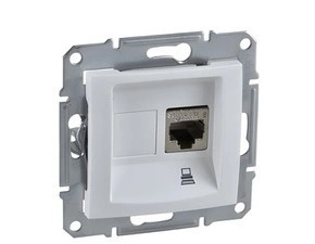 SCHN SDN4300121 Sedna - Zásuvka datová 1xRJ45 kat.5e UTP, Polar