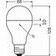 LED žárovka OSRAM LEDPCLA150 19W/827 230VFR E27 FS1, matná