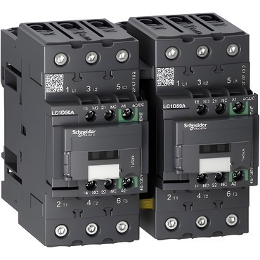 SCHN LC2D50AEHE TeSys D Green 3P AC-3 reverzační 50A 48 - 130V  AC/DC