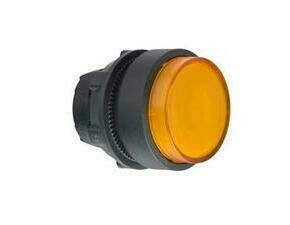 SCHN ZB5AW153 Ovládací hlavice stiskací prosvětlená, s přesahem - žlutá