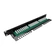 Patch panel SOLARIX SX24L-5E-UTP-BK-N, 19", CAT5E, UTP, 24x RJ45,1U, vyvazovací lišta, černý