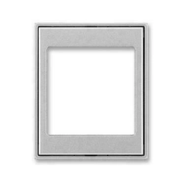 Kryt přístroje ABB Time 5016E-A00070 08, titanová, osv. s LED nebo Profil 45