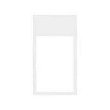 Rámeček Minimal vertikální SIMON 10002621-230, 2 násobný, 3 moduly, bílá matná