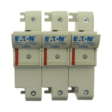 EATON CH223DNIU CH223DNIU Pojistkový odpojovač C22 3+N-Pól + neonový indikátor, 690V AC / 125A