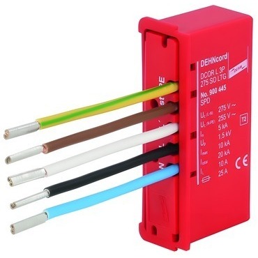DEHN 900445  Svodič přepětí typ 2 cord 3-pólový pro elektroinstalační systémy DEHN DEHN
