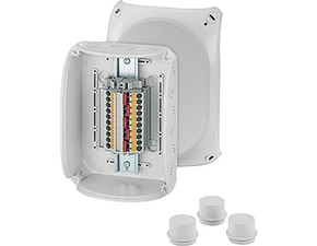 HEN DK 1610 P krabicová rozvodka pro vnitřní a venkovní chráněné instalace IP 55/IP 66, se svorkovni