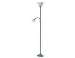 Stojací lampa Action stříbrná E27 1×100W RABALUX 4028