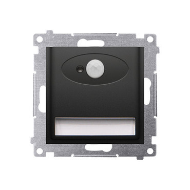 SIMON DOSCB.01/49 LED osvětlení (strojek s krytem) s pohybovým senzorem 230V; 1.2 W, 4200 K, černá m