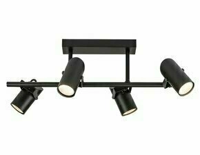 Svítidlo stropní RABALUX 73044 MAXIMILIAN matná černá GU10 4x MAX 25W