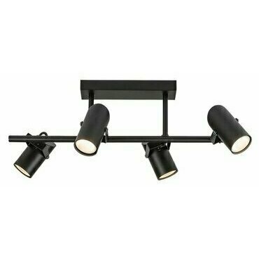 Svítidlo stropní RABALUX 73044 MAXIMILIAN matná černá GU10 4x MAX 25W