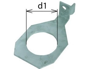 Třmen připojovací DEHN 923348, IF 1, úhlový, průměr otvoru d1 48mm