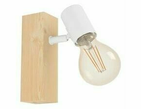 EGLO BALKEN/1 E27 HOLZ/WEISS 'TOWNSHEND 3'
