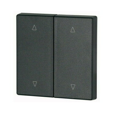 EATON 147620 CWIZ-02/24 Kryt RF tlačítka 2x1/2 55x55mm, Nahoru-dolů,  Antracitová, matná