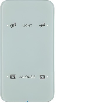 HAG 75142160 Dotykový sensor 2-násobný komfort, Berker R.1, sklo, bílá