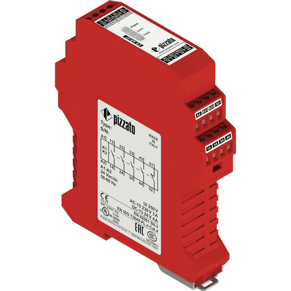 SCHM PZ-CSAR-07M024 Bezpečnostní modul 4NO+1NC, 24V, kat. 4, konektor M