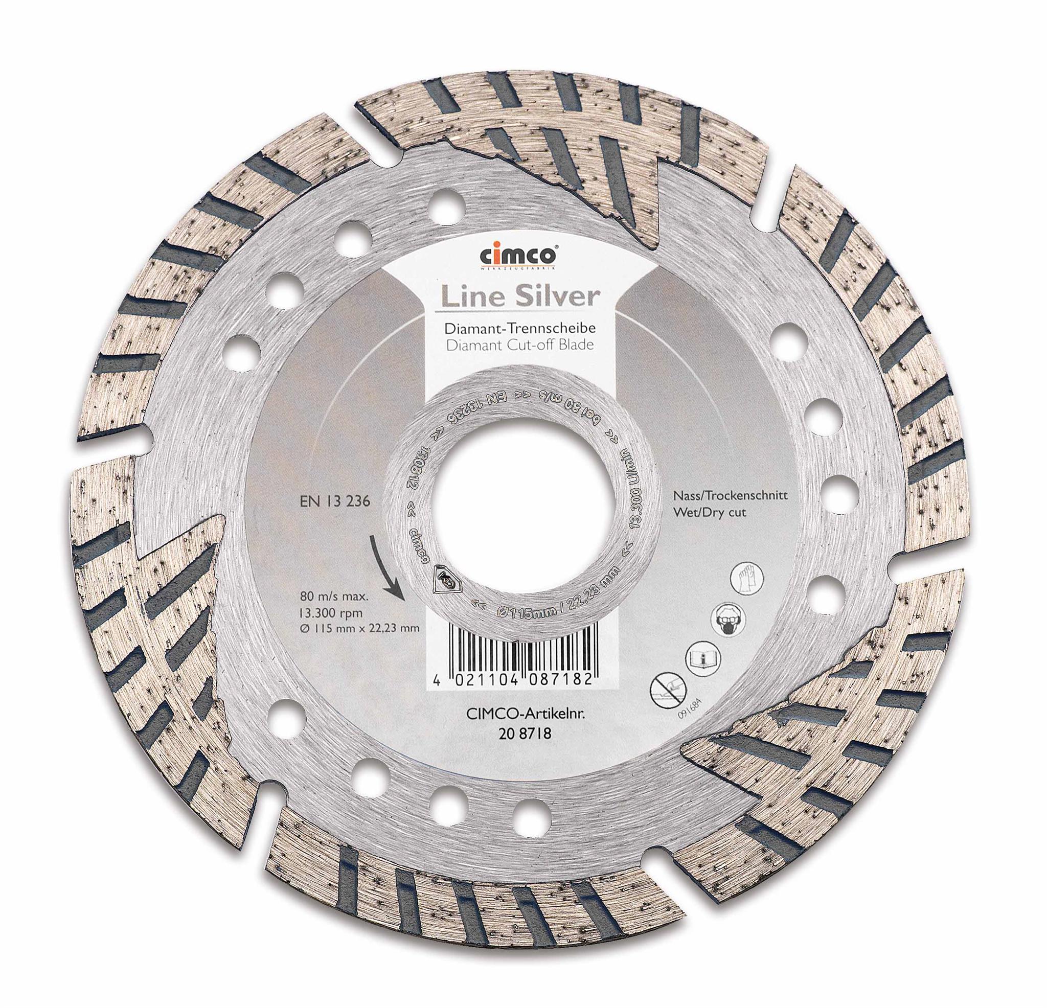 CIMCO 208718 Diamantový řezný kotouč na zdivo - 115 mm