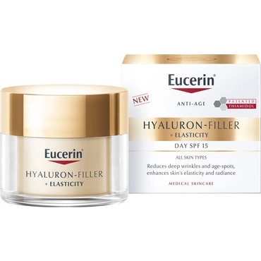 Denní krém pro zralou pleť Hyaluron-Filler + Elasticity denní krém SPF 15 50ml