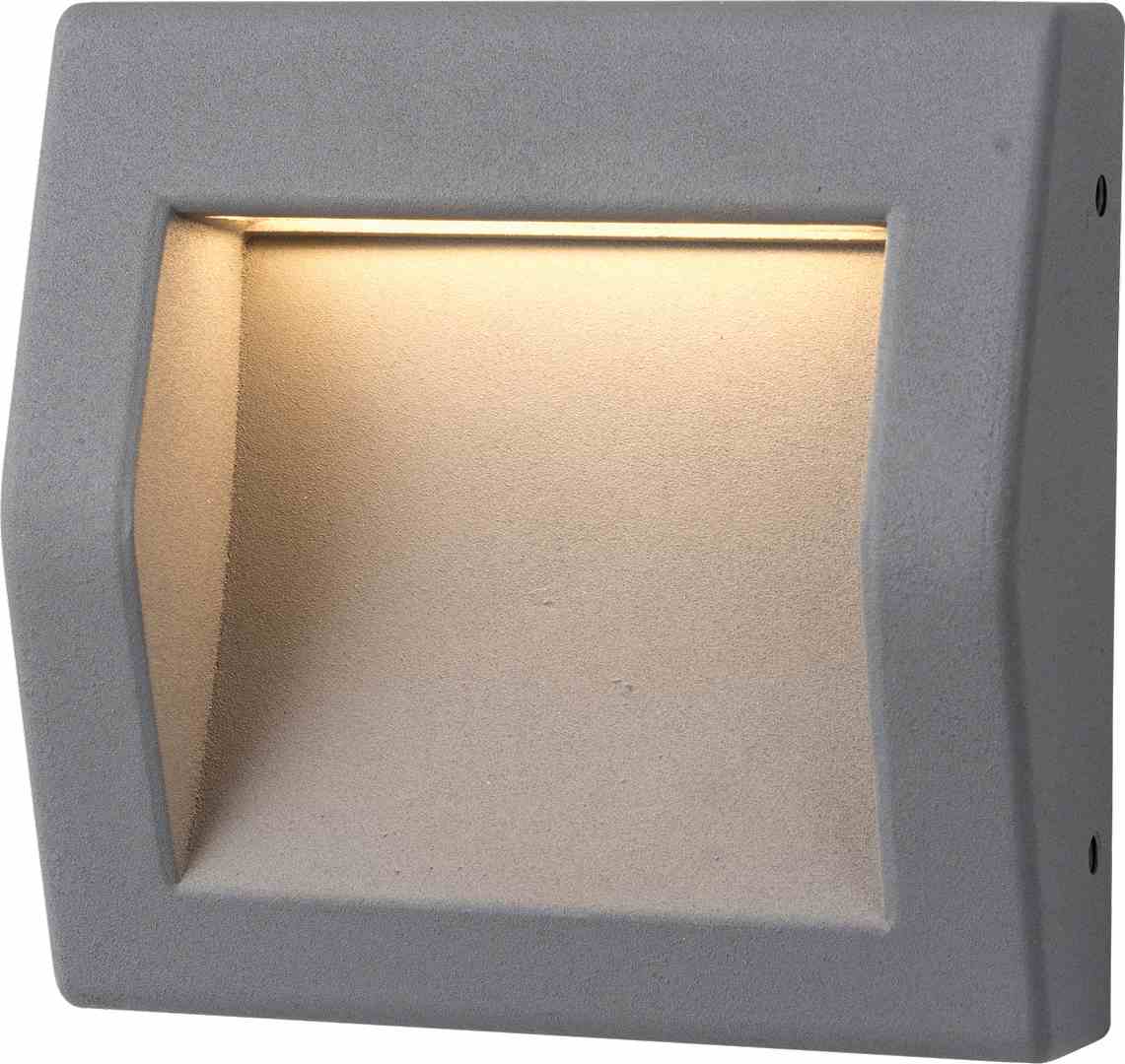 Svítidlo LED orientační GREENLUX nástěnné 50 6W šedá, neutrální bílá