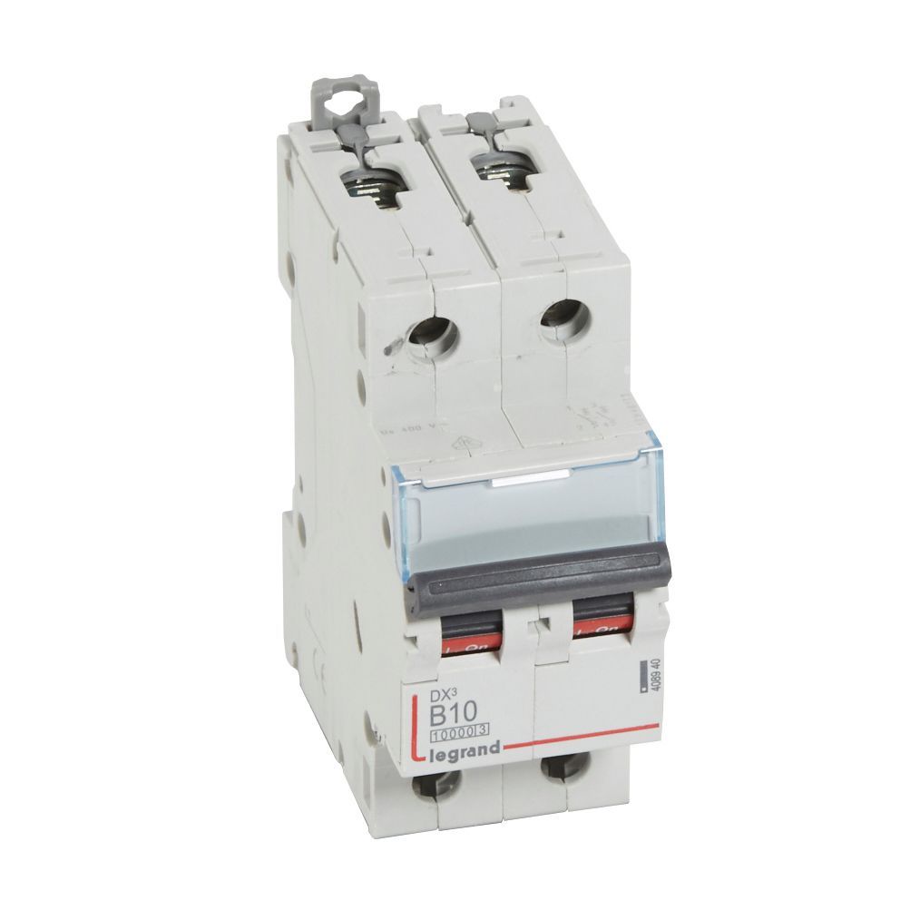 Jistič dvoupolový LEGRAND 408940 DX3 2P B10 10000A/16KA